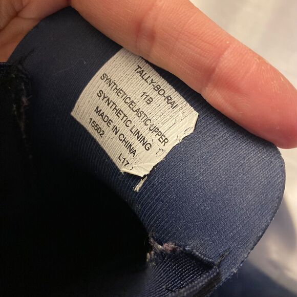 Lauren Ralph Lauren Womens 11 Tally Bo Rai Chelsea Rain Boot Blue Rubber Pull On - Picture 6 of 6